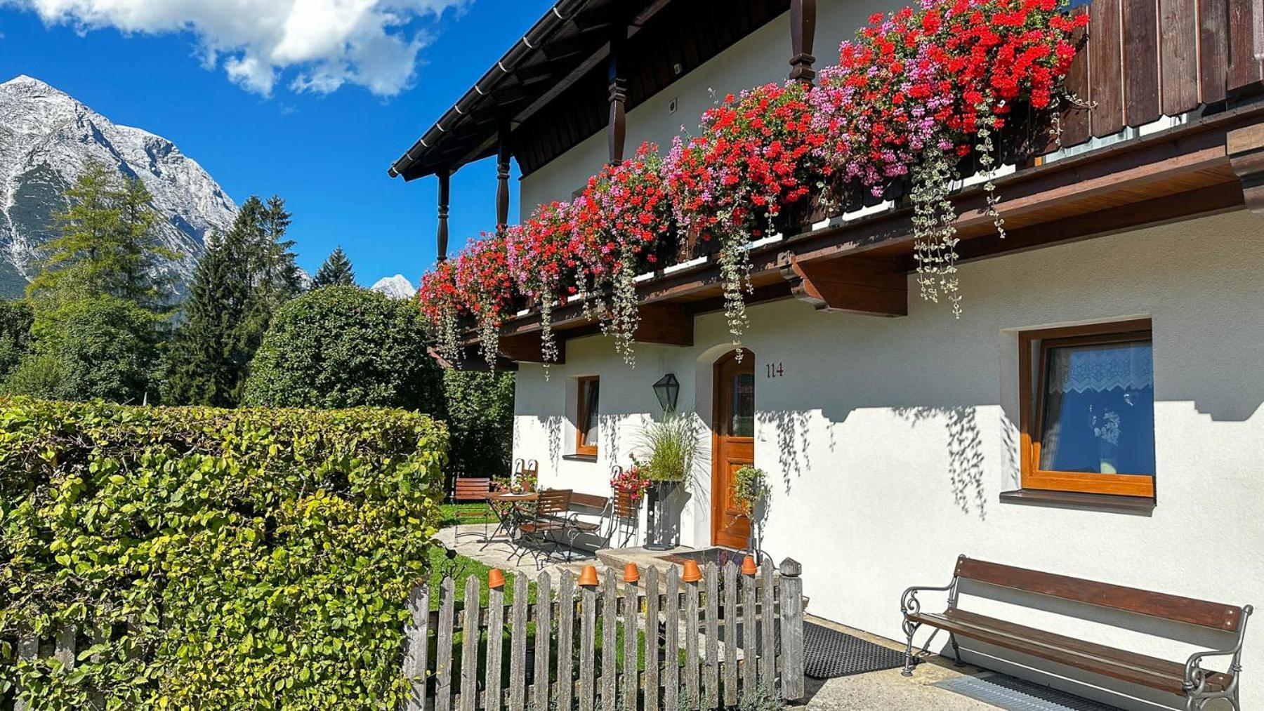 Alte Schmiede Hotel Leutasch Eksteriør billede